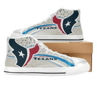 HT Texan NFL Football 15 Custom Canvas High Top Shoes | Favorety DE