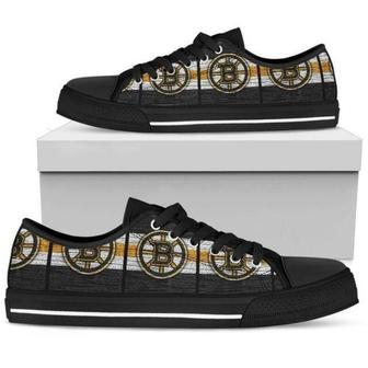 Boston Bruins NHL Hockey 3 Low Top Sneakers Low Top Shoes LT0231 | Favorety CA