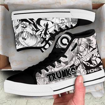 Trunks High Top Canvas Shoes Custom Dragon BaII Manga For Fans | Favorety CA