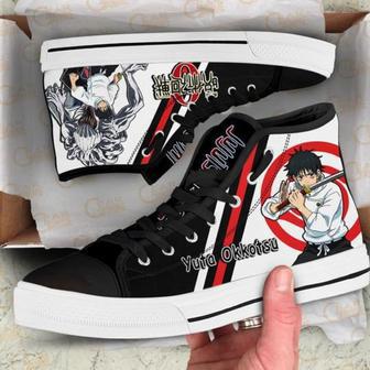 Yuta Okkotsu Custom Canvas High Top Shoes For Fans Jujutsu Kaisen Anime | Favorety DE