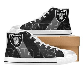 RAlDERS NFL 17 Custom Canvas High Top Shoes HTS0210 | Favorety DE