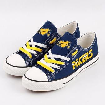 lndiana Pacers NBA Basketball Gift For Fans Low Top Custom Canvas Shoes | Favorety AU