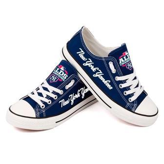 New York Yankees MLB Baseball 6 Gift For Fans Low Top Custom Canvas Shoes | Favorety DE