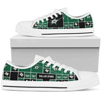 DaIIas Stars NHL Hockey 2 Low Top Sneakers Low Top Shoes | Favorety AU