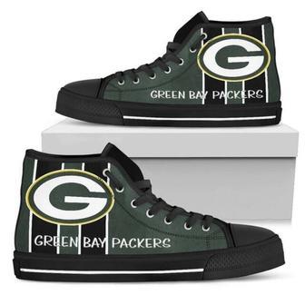 GB Packer NFL 9 Custom Canvas High Top Shoes | Favorety