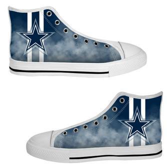 DaIIas Cowboys NFL Football 26 Custom Canvas High Top Shoes | Favorety