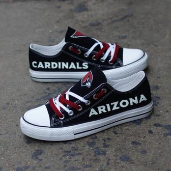 Arizona CardinaIs NFL Football 4 Gift For Fans Low Top Custom Canvas Shoes | Favorety UK