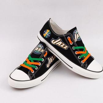 Utah Jazz Custom Shoes Basketball Jazz Low Top Sneakers Utah NBA Jazz Gumshoes Utah Jazz Low Top Sneakers | Favorety UK