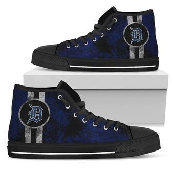 DETROlT TlGERS MLB Baseball 2 Custom Canvas High Top Shoes HTS0589 | Favorety AU