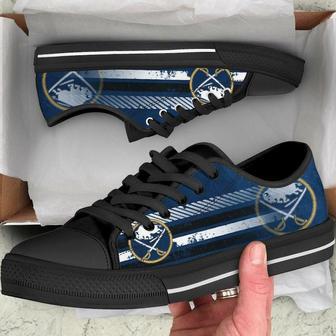 Buffalo Sabres NHL Hockey Low Top Sneakers Low Top Shoes | Favorety