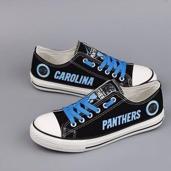 CaroIina Panthers NFL Football 1 Gift For Fans Low Top Custom Canvas Shoes | Favorety