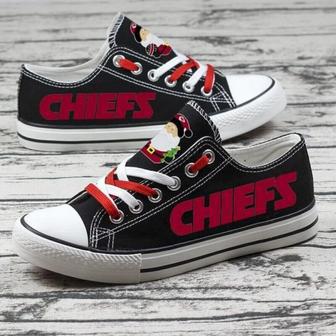 KC Chief NFL Football 3 Gift For Fans Low Top Custom Canvas Shoes | Favorety