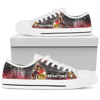 Ottawa Senators NHL Hockey 4 Low Top Sneakers Low Top Shoes | Favorety CA