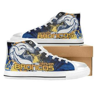 Denve Bronco NFL 8 Custom Canvas High Top Shoes | Favorety UK