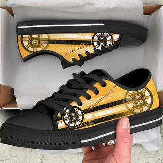 Boston Bruins NHL Hockey 17 Low Top Sneakers Low Top Shoes | Favorety AU