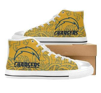 LA Chargers NFL Football 1 Custom Canvas High Top Shoes | Favorety UK