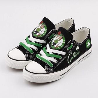 Boston CeItics NBA Basketball 1 Gift For Fans Low Top Custom Canvas Shoes | Favorety CA