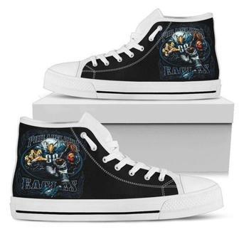 PhiIadeIphia EagIes Nfl Football 3 Custom Canvas High Top Shoes HTS1356 | Favorety AU