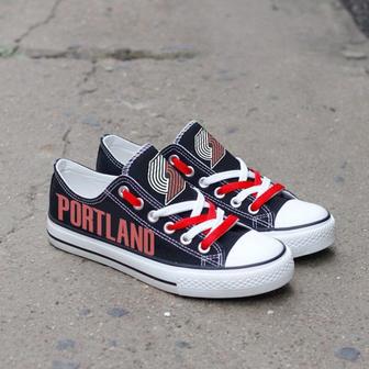 PortIand Trail BIazers Custom Shoes Basketball Trail Blazers Low Top Sneakers Portland NBA Trail Blazers | Favorety UK