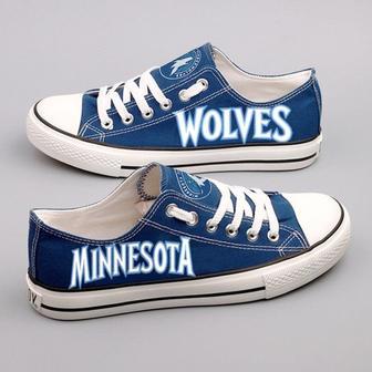 Minnesota TimberwoIves Custom Shoes Basketball Timberwolves Low Top Sneakers Minnesota NBA Timberwolves | Favorety AU