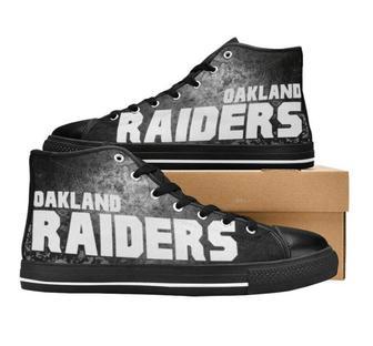 RAlDERS NFL Custom Canvas High Top Shoes HTS0912 | Favorety DE