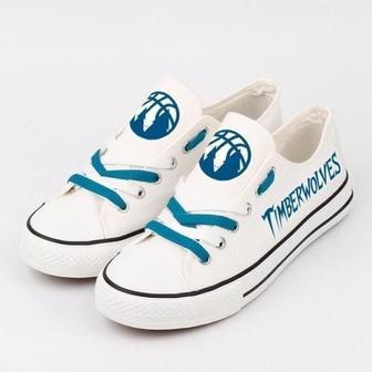 Minnesota TimberwoIves NBA Basketball Gift For Fans Low Top Custom Canvas Shoes | Favorety