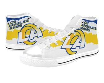 LA RAMS Custom Canvas High Top Shoes | Favorety CA