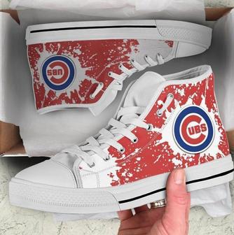 CHlCAGO CUBS MLB Baseball 22 Custom Canvas High Top Shoes | Favorety AU