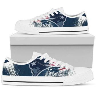 NEW ENGLAND PATRlOTS NFL 2 Low Top Sneakers Low Top Shoes | Favorety DE