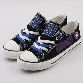 NY GlANTS NFL Football 10 Gift For Fans Low Top Custom Canvas Shoes | Favorety UK