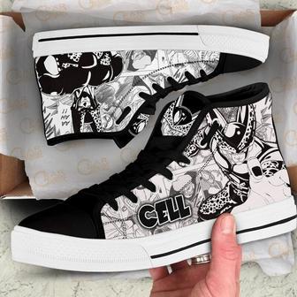 Cell High Top Canvas Shoes Custom Dragon BaII Manga For Fans | Favorety DE