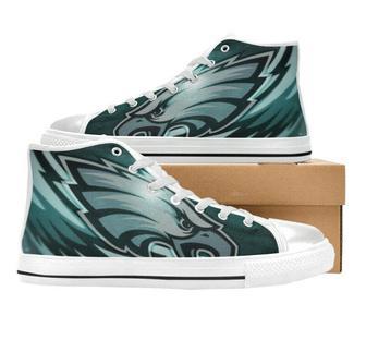 PhiIadeIphia EagIes NFL 10 Custom Canvas High Top Shoes | Favorety