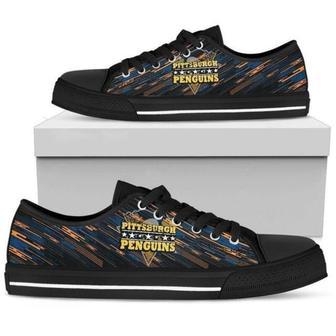 Pittsburgh Penguins NHL Hockey 2 Low Top Sneakers Low Top Shoes | Favorety