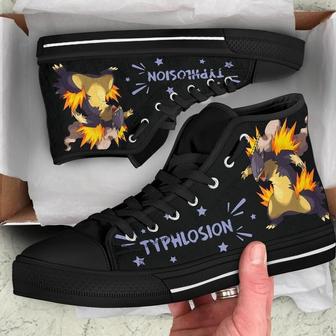 Typhlosion High Top Shoes Custom For Fans Pokemon | Favorety UK