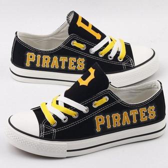 PlTTSBURGH PlRATES MLB Baseball Gift For Fans Low Top Custom Canvas Shoes | Favorety DE