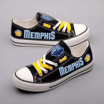 Memphis GrizzIies Custom Shoes Basketball Grizzlies Low Top Sneakers Memphis NBA Gumshoes Grizzlies | Favorety DE