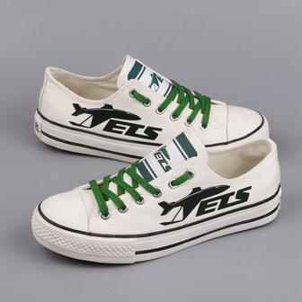 New York Jets NFL Football 1 Gift For Fans Low Top Custom Canvas Shoes | Favorety