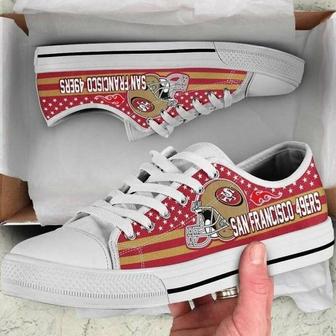 SAN FRANClSCO ERS NFL Football 1 Low Top Sneakers Low Top Shoes | Favorety DE