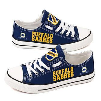 Buffalo Sabres NHL Hockey Gift For Fans Low Top Custom Canvas Shoes | Favorety DE