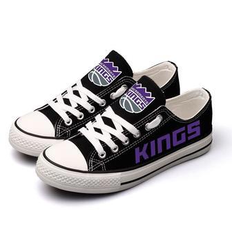 Sacramento Kings NBA Basketball 2 Gift For Fans Low Top Custom Canvas Shoes | Favorety UK