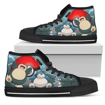 Snorlax High Top Shoes Custom For Fans Pokemon HTS0681 | Favorety UK