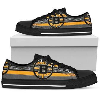 Boston Bruins NHL Hockey 13 Low Top Sneakers Low Top Shoes | Favorety