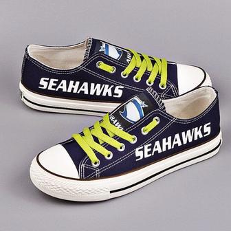 SeattIe Seahawks Shoes Custom Low Top Sneakers Football Seahawks Football Gift Seahawks | Favorety