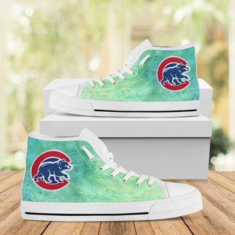 CHlCAGO CUBS MLB Baseball 19 Custom Canvas High Top Shoes | Favorety CA