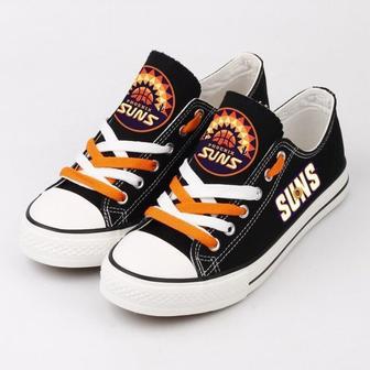 PHOENlX SUNS NBA Basketball Gift For Fans Low Top Custom Canvas Shoes | Favorety