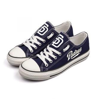 San Diego Padres MLB Baseball 2 Gift For Fans Low Top Custom Canvas Shoes | Favorety UK