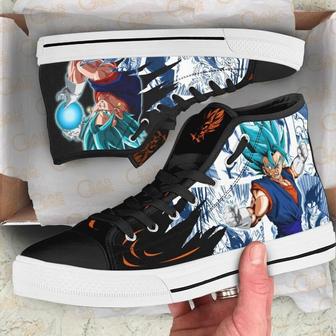 Vegito High Top Canvas Shoes Custom Dragon BaII Anime For Fans | Favorety AU