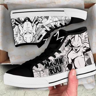 Majin Buu High Top Canvas Shoes Custom Dragon BaII Manga For Fans | Favorety UK