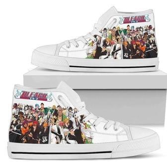 Characters Bleach Custom Canvas High Top Shoes For Fans Anime | Favorety AU