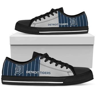 DETROlT TlGERS MLB Baseball Low Top Sneakers Low Top Shoes | Favorety AU